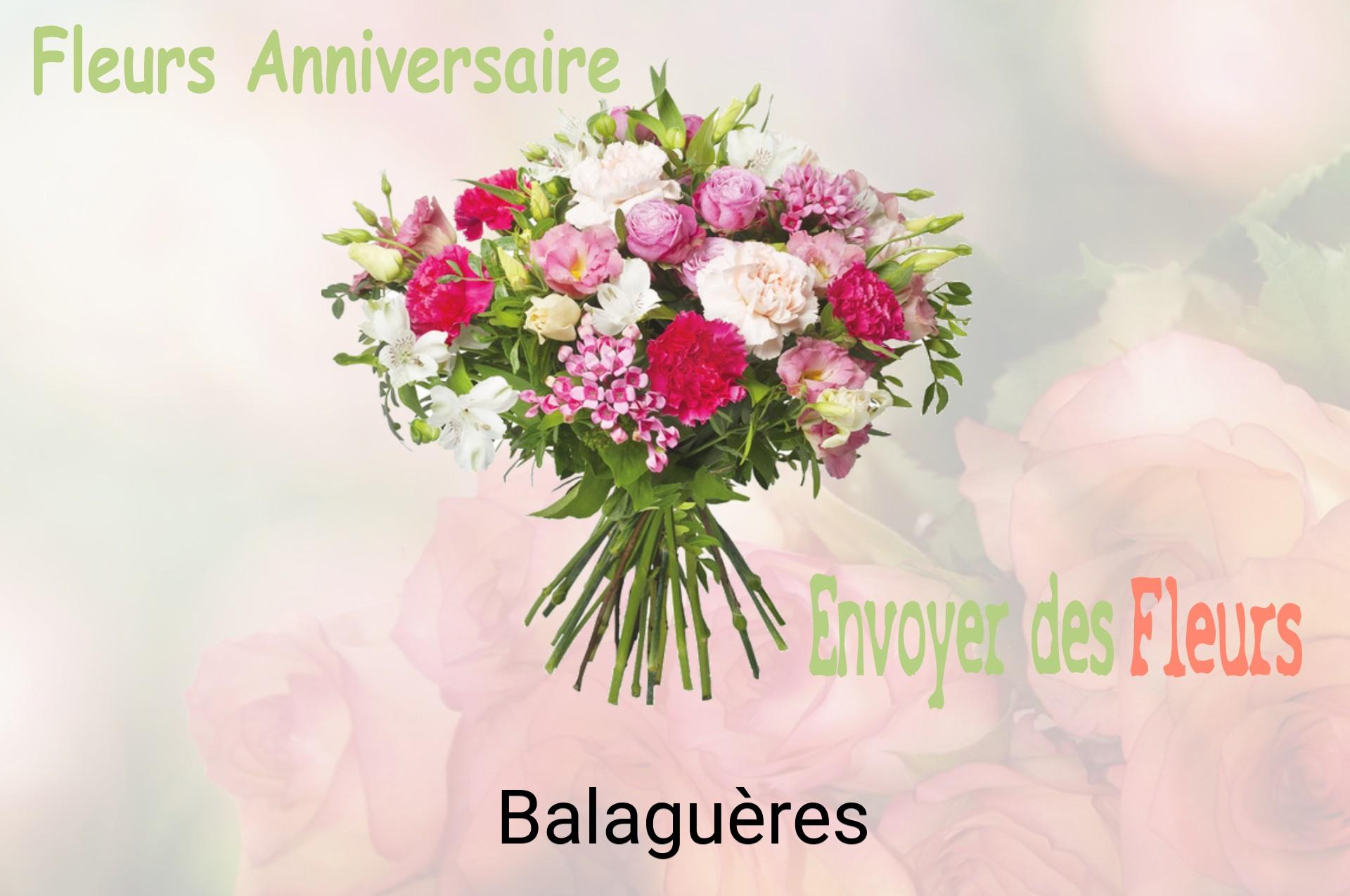Bouquet de fleurs d’anniversaire livré à Balaguères